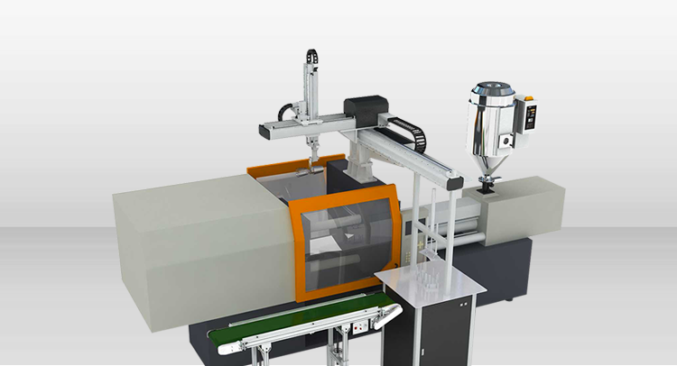 Top Entry In Mold Labeling Robots System SIT